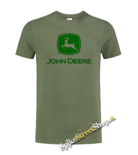 JOHN DEERE - Logo Green - olivové detské tričko