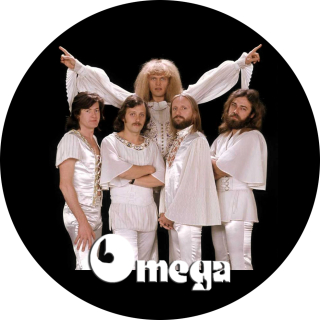 Podložka pod myš OMEGA - Band Portrait Motive 1 - okrúhla