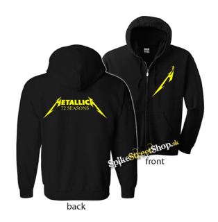 METALLICA - 72 Seasons Yellow Logo - čierna detská mikina na zips