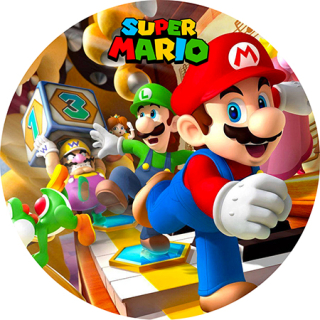 SUPER MARIO - Motive Run - okrúhla podložka pod pohár