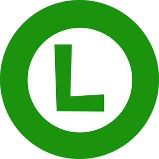 SUPER MARIO - Logo Luigi Crest - odznak