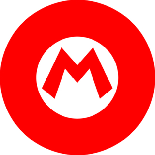 SUPER MARIO - Logo Mario Crest - odznak