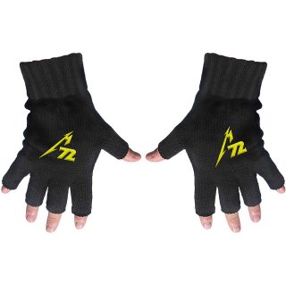 METALLICA - M72 - čierne rukavice bez prstov