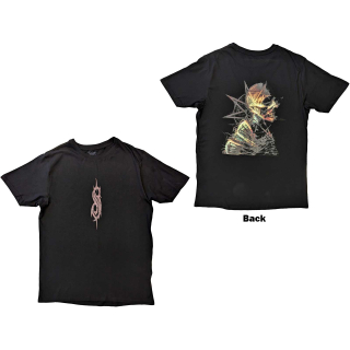 SLIPKNOT - Skeleton & Pentagram - čierne pánske tričko