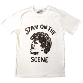 JAMES BROWN - Stay On The Scene - biele pánske tričko