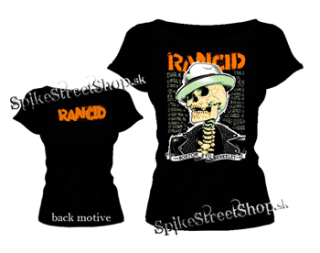 RANCID - From Boston To Berkeley Tour - dámske tričko