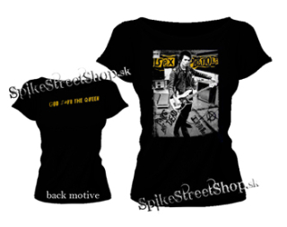 SEX PISTOLS - Sid Vicious Guitar - God Save The Queen - dámske tričko