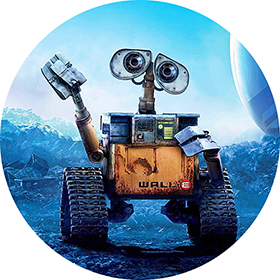 Podložka pod myš WALL-E - Motive 1 - okrúhla