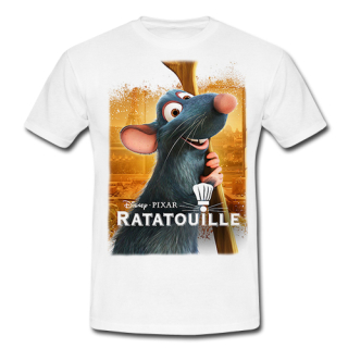 RATATOUILLE - biele pánske tričko