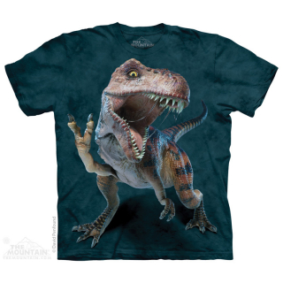 MIEROVÝ REX - 3D detské zelené tričko od značky THE MOUNTAIN