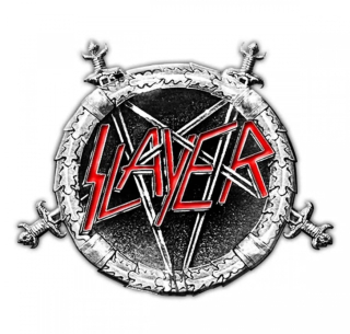 SLAYER - Pentagram - kovový odznak