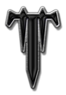 TRIVIUM - T Logo - kovový odznak
