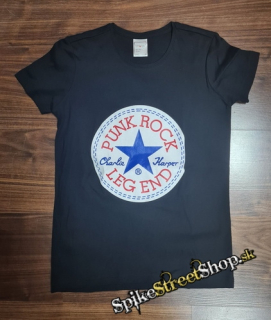 PUNK ROCK LEGEND - Charlie Harper - čierne dámske tričko