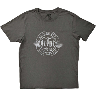 AC/DC - Rock or Bust - sivé pánske tričko
