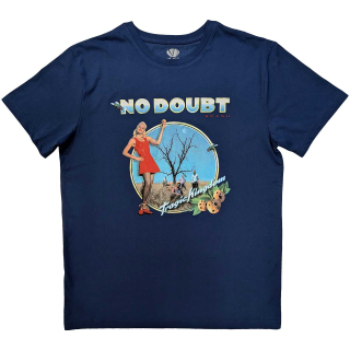 NO DOUBT - Tragic Kingdom - modré pánske tričko