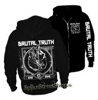 BRUTAL TRUTH - Endtime - čierna pánska mikina na zips