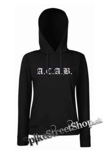 ACAB - Logo - čierna dámska mikina