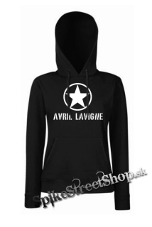 AVRIL LAVIGNE - Logo Punkrock Star - čierna dámska mikina