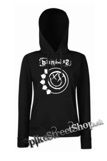 BLINK 182 - Logo & Smile - čierna dámska mikina