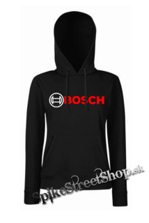 BOSCH - Logo - čierna dámska mikina