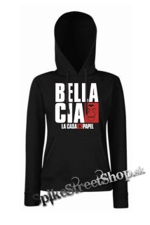 LA CASA DE PAPEL - Bella Ciao - čierna dámska mikina