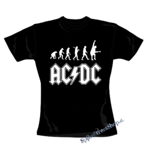 AC/DC - Hardrock Evolution - čierne dámske tričko