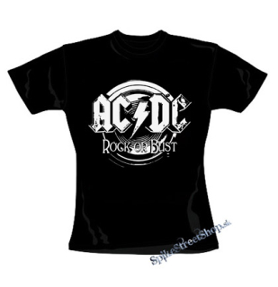 AC/DC - Rock Or Bust - čierne dámske tričko