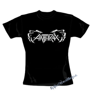 ANTHRAX - Death Hands - čierne dámske tričko