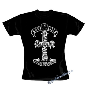 GUNS N ROSES - Appetite For Destruction - čierne dámske tričko