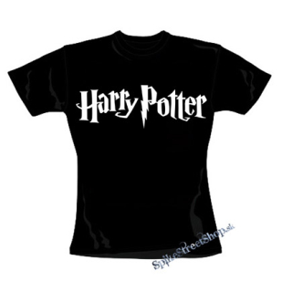 HARRY POTTER - Logo - čierne dámske tričko