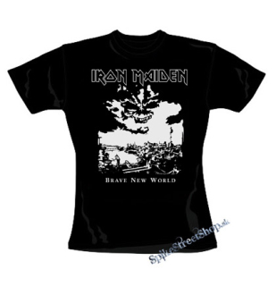 IRON MAIDEN - Brave New World White - čierne dámske tričko