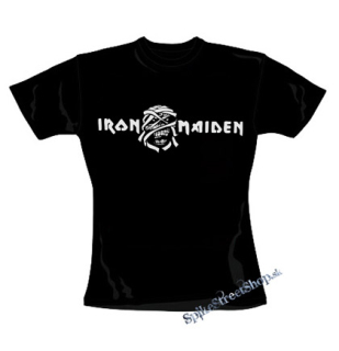 IRON MAIDEN - Logo - čierne dámske tričko