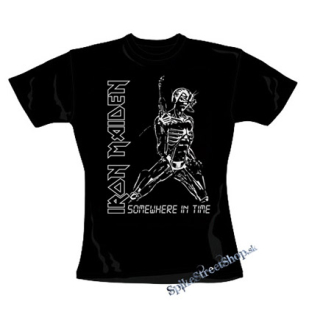 IRON MAIDEN - Somewhere In Time - čierne dámske tričko