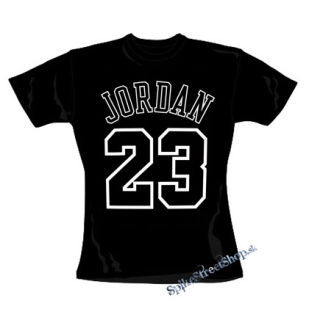 JORDAN 23 - čierne dámske tričko