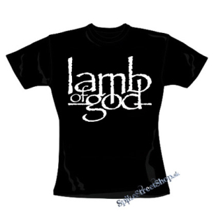 LAMB OF GOD - Logo - čierne dámske tričko
