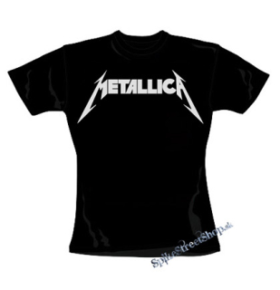METALLICA - Logo - čierne dámske tričko