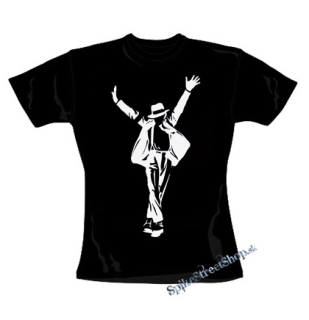 MICHAEL JACKSON - Silhouette Symbol - čierne dámske tričko