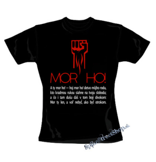 MOR HO - čierne dámske tričko