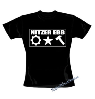 NITZER EBB - Logo After Party - čierne dámske tričko