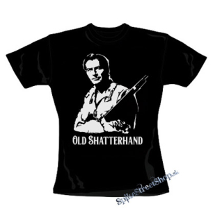 OLD SHATTERHAND - čierne dámske tričko