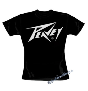 PEAVEY - Logo - čierne dámske tričko
