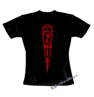 RAMMSTEIN - Zeit Red - čierne dámske tričko