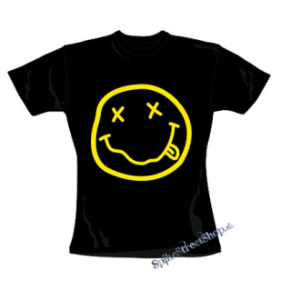 RIHANNA - Smile - Motive 2 - čierne dámske tričko