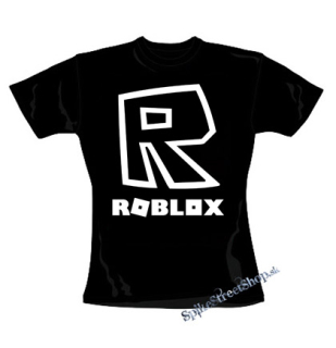 ROBLOX - Symbol & Znak - čierne dámske tričko