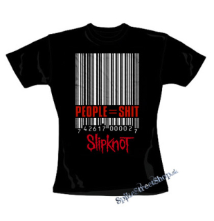 SLIPKNOT - People Shit Red - čierne dámske tričko