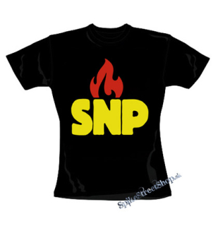 SNP - Slovenské Národné Povstanie - čierne dámske tričko