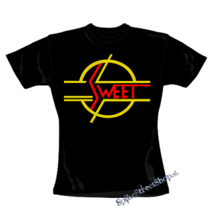 SWEET - Logo Hardrock Legend - čierne dámske tričko