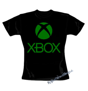 XBOX - Logo - čierne dámske tričko