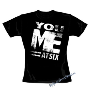 YOU ME AT SIX - Logo 2 - čierne dámske tričko