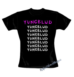 YUNGBLUD - Multilogos - čierne dámske tričko